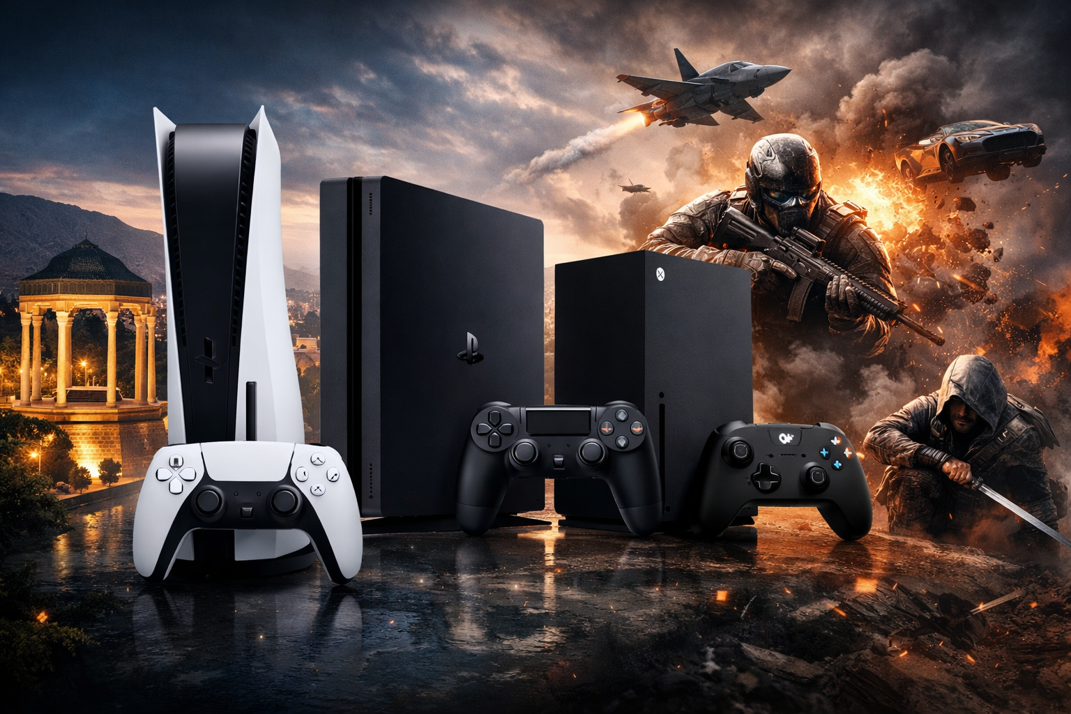 نصب بازی اکانتی برای PS5 ، PS4 و Xbox در شیراز | خدمات صفر تا صد بازی در آلفاگیم