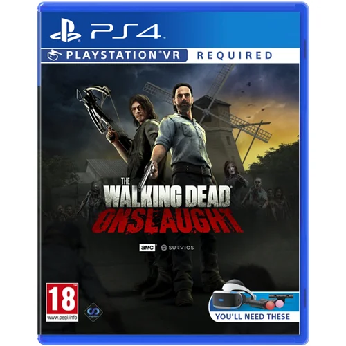 دیسک بازی The Walking Dead Onslaught VR برای PS4 (کارکرده)