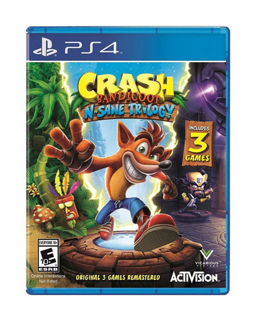 بازی Crash Bandicoot N. Sane Trilogy برای PS4– آکبند