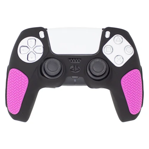 کاور دسته PS5 مشکی صورتی