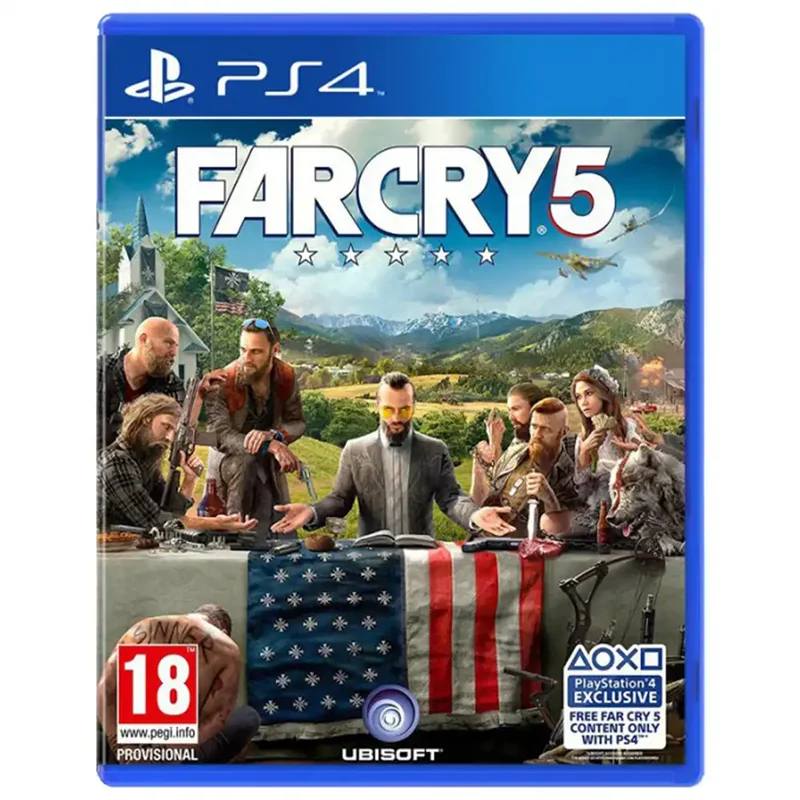 دیسک بازی Farcry 5 برای PS4 (کارکرده)